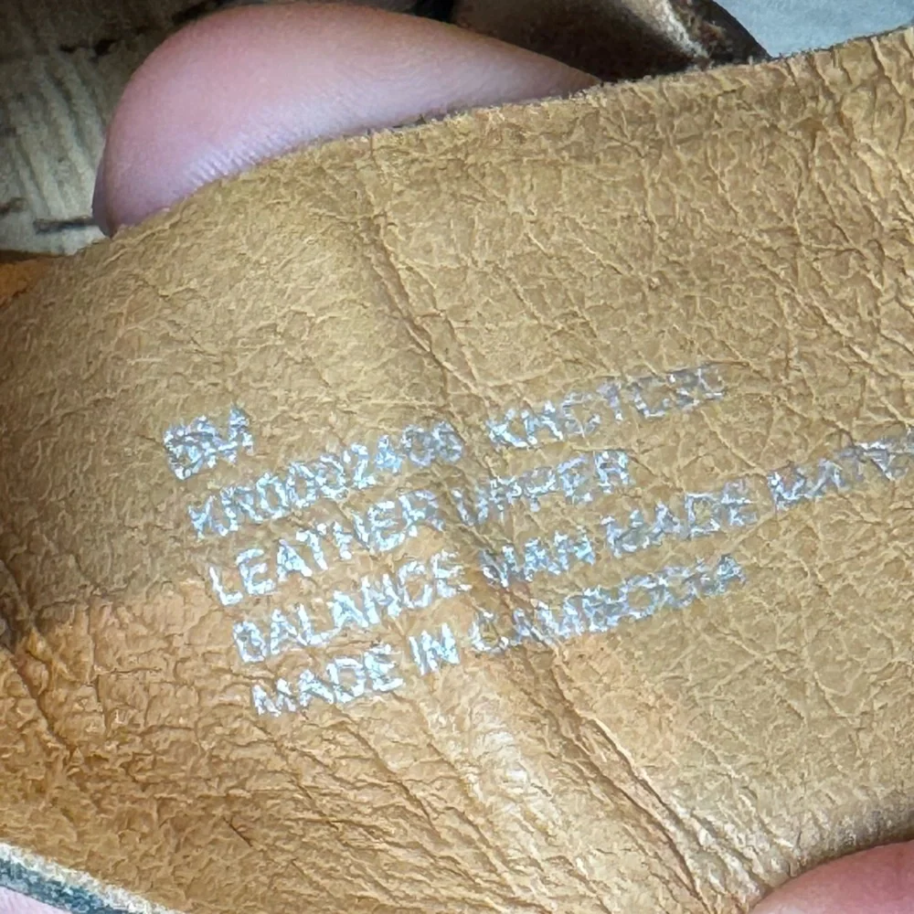 leather platform